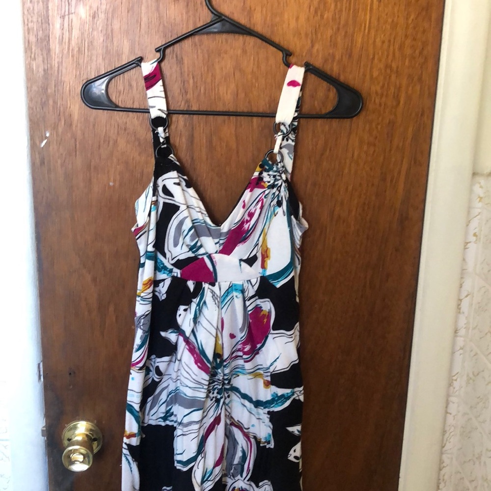 Floral Patterned Maxi Dress — Sz Sm.